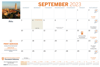 2023-2024 Desk Calendar